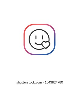Loved  - Line Vector Icon
