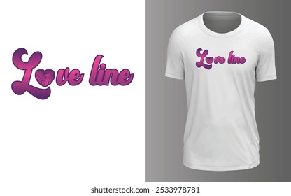 Loveliness T-Shirt Design Free Download, Valentine's T-Shirt Design 