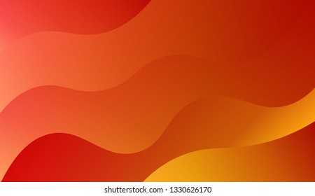 Lovely abstract background for holiday. Vector illustration with geometric shapes layers. Red, orange color.