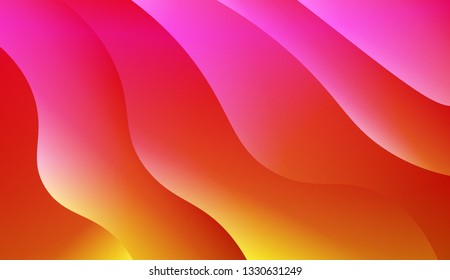 Lovely abstract background for holiday. Vector illustration with geometric shapes layers. Red, orange color.