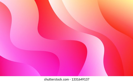 Lovely abstract background for holiday. Vector illustration with geometric shapes layers. Red, orange color.