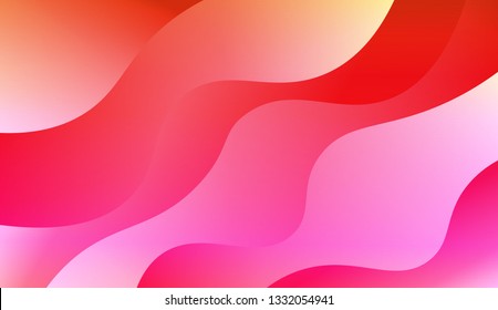 Lovely abstract background for holiday. Vector illustration with geometric shapes layers. Red, orange color.