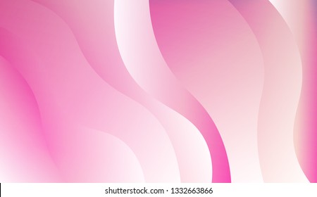 Vector Pink Wavy Wave Abstract Swoosh Stock Vector (Royalty Free ...