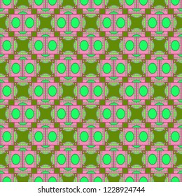 Lovely abstract background multicolor geometric pattern seamless.