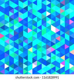 Lovely abstract background multicolor simple seamless triangle.