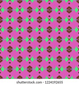 Lovely abstract background multicolored geometric pattern seamless.