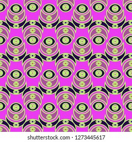 Lovely abstract background multicolored geometric pattern seamless.
