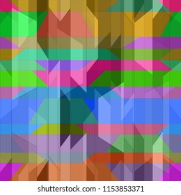 Lovely abstract background multicolored simple poligonal seamless.