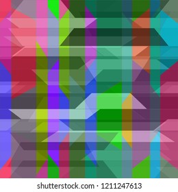 Lovely abstract background multicolored simple poligonal seamless.