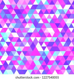 Lovely abstract background multicolored simple seamless triangle.