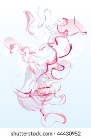 lovely abstract creative design of background for valentine card