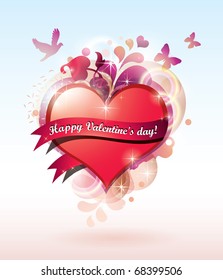 Lovely abstract heart