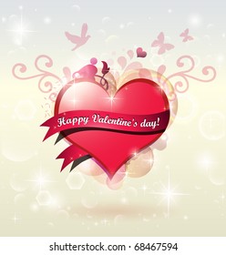 Lovely abstract heart