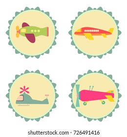  lovely air plane set 