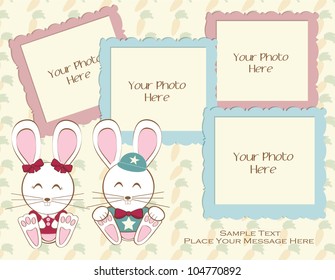 Lovely Baby with Photo Frame