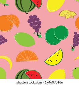a lovely background of fresh fruit