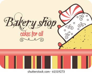 lovely bakery card