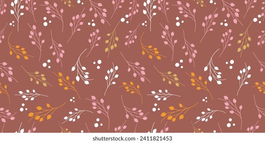 Lovely and Beautiful Spring Flowers Pattern for Fabric, Wallpaper, and More