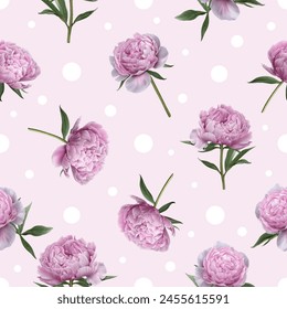 Patrón de flores de primavera encantadora y hermosa para tela, Fondo de pantalla y más
