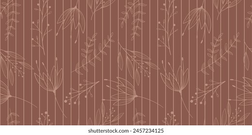 Patrón de flores de primavera encantadora y hermosa para tela, Fondo de pantalla y más