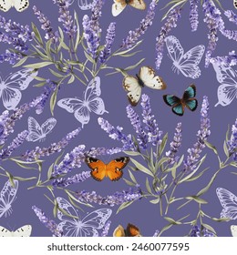 Lovely and Beautiful Spring Flowers Pattern for Fabric, Wallpaper, and More