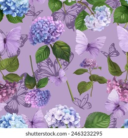 Lovely and Beautiful Spring Flowers Pattern for Fabric, Wallpaper, and More