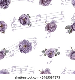 Lovely and Beautiful Spring Flowers Pattern for Fabric, Wallpaper, and More
