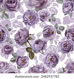 Lovely and Beautiful Spring Flowers Pattern for Fabric, Wallpaper, and More