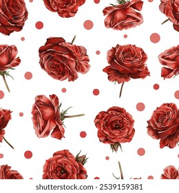 Lovely and Beautiful Spring Flowers Pattern for Fabric, Wallpaper, and More