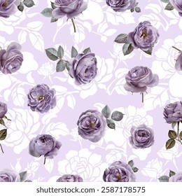 Lovely and Beautiful Spring Flowers Pattern for Fabric, Wallpaper, and More