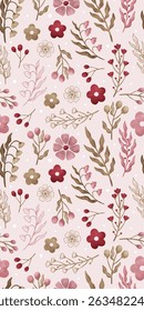 Patrón hermoso y hermoso de las flores de primavera para la tela, el Fondo de pantalla, y más