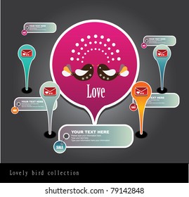 lovely bird card collection