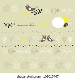 lovely bird garden design