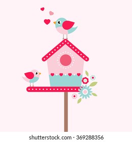 lovely bird house