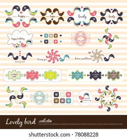 lovely bird scrap book