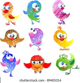 Lovely birds for your design