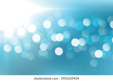 lovely blue bokeh light effect background design