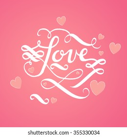 Lovely card with lettering