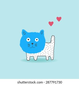 Lovely cat illustration