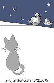 lovely cat sticker