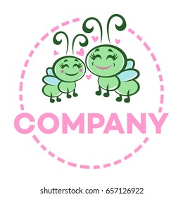 Lovely caterpillars logo