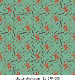 Lovely charming magian abstract background multicolored seamless.