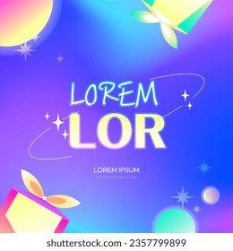 Lovely Chuseok Thanksgiving Gradient Banner