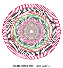 lovely circle design in vector