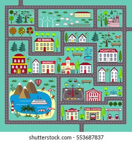 Map Town Kids Hd Stock Images Shutterstock