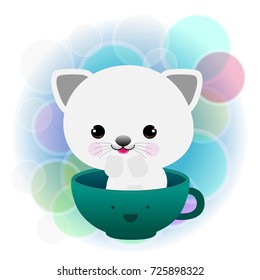 Lovely Coffee and cute cat