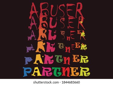 
From lovely couple to abuser