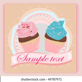 Lovely Cupcake Design