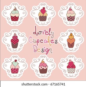 Lovely Cupcakes Design