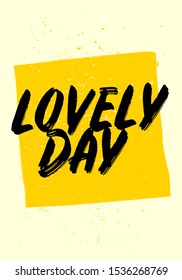 lovely day tshirt design vector illustration